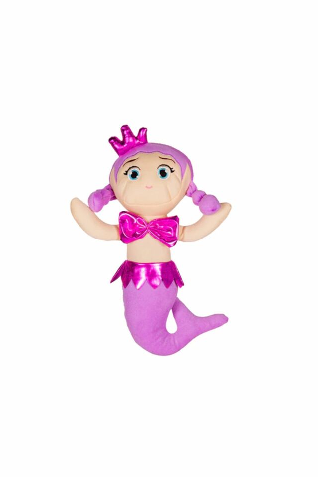 Peluş Deniz Kızı Bebek 35 Cm - Mavi Su Dünyası