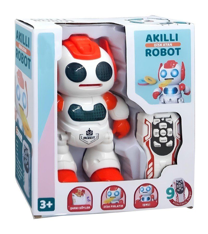 Kumandalı Disk Atan Robot - Mavi Su Dünyası