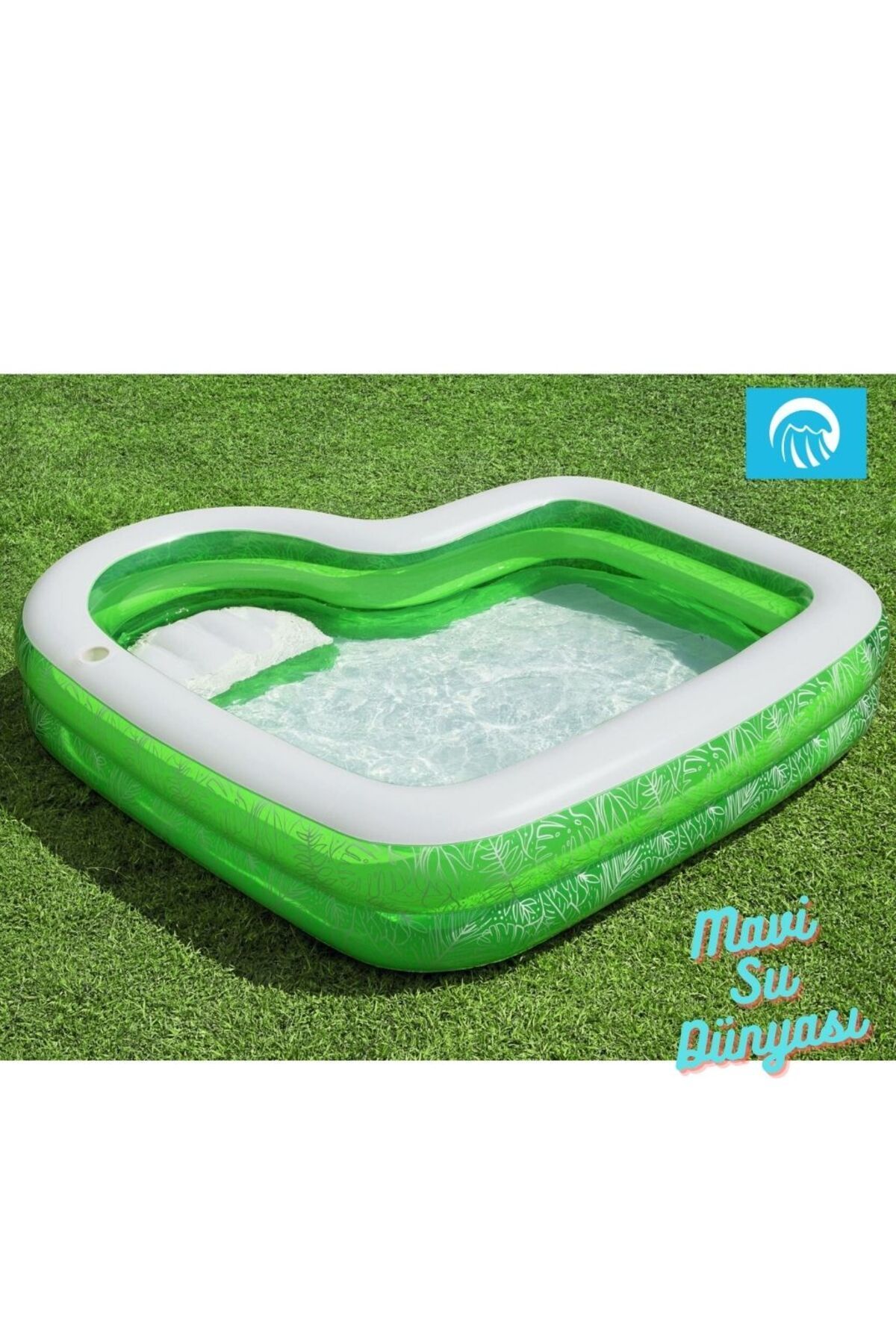 Havuz Oturaklı Yeni Model Yeşil Renk 231 Cm x 51 Cm