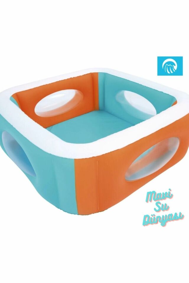 Havuz Pencereli Kare 168 Cm x 58 Cm - Mavi Su Dünyası