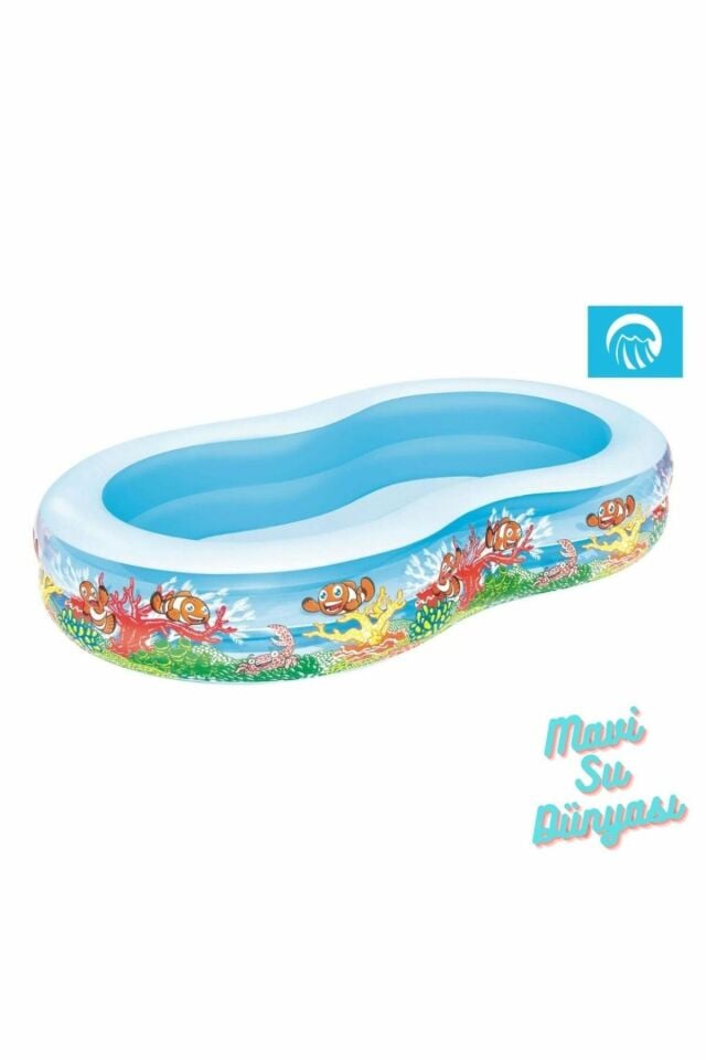 Havuz Oval Desenli 262 Cm x 157 Cm