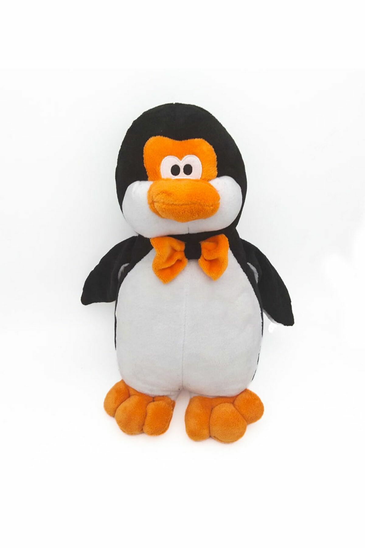 Peluş Papyonlu Penguen 40 Cm - Mavi Su Dünyası