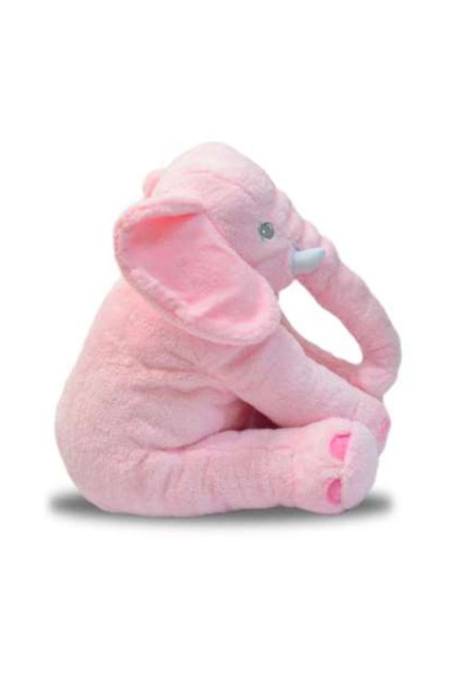 Peluş Fil Yaslık 40 Cm Pembe - MAVİ SU DÜNYASI