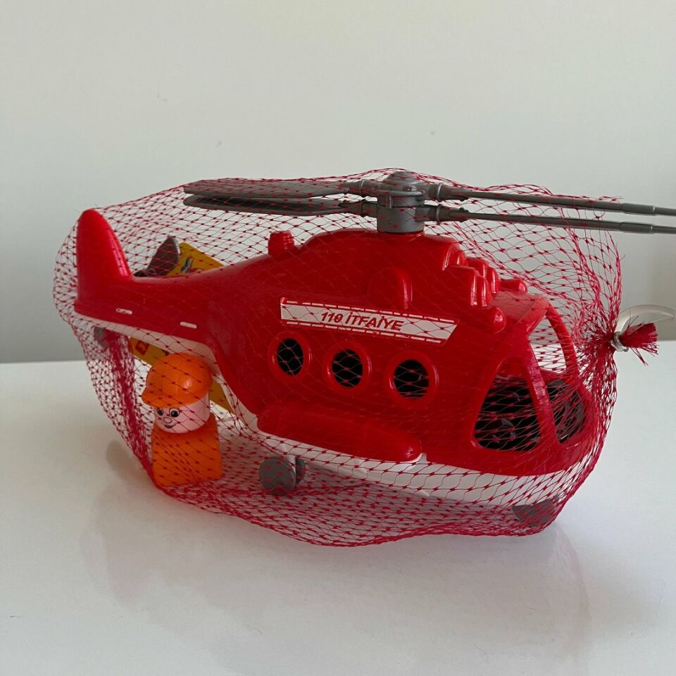 İftaiye Helikopteri Adamlı | 27x12 Cm | Mavi Su Dünyası