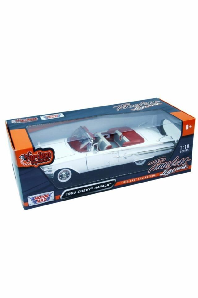 1960 Model Klasik Chevy Impala 1:18 | Mavi Su Dünyası