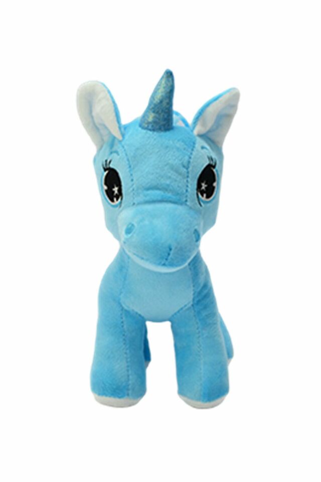 Peluş Pony At 30 Cm - Mavi Su Dünyası Pembe