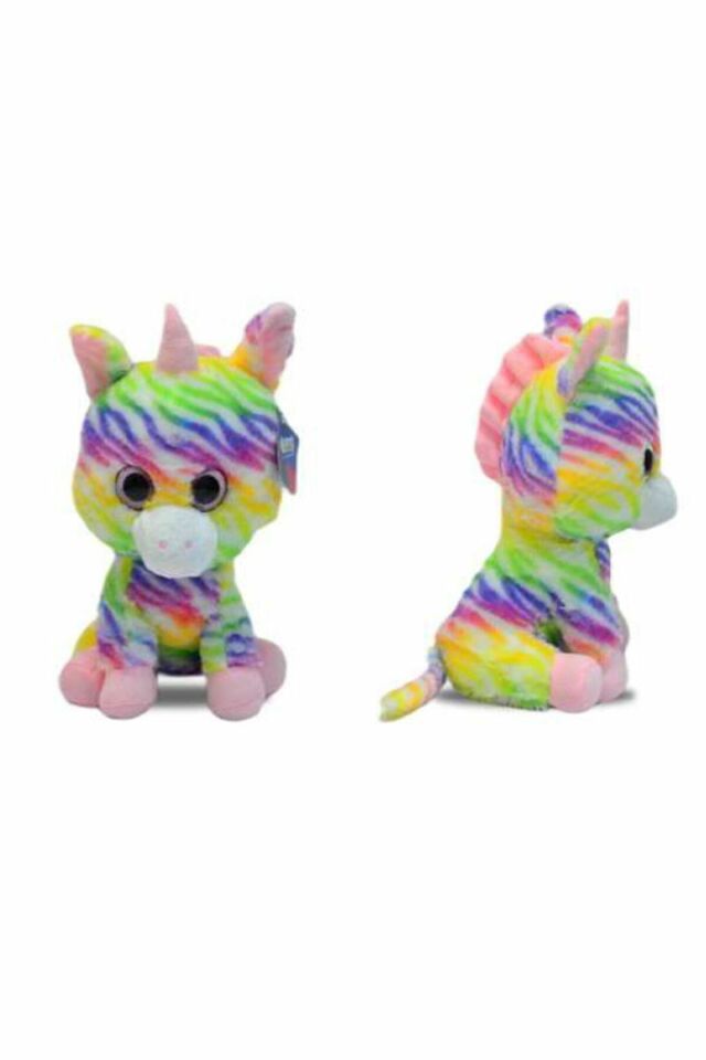 Peluş Unicorn 25 Cm - Mavi Su Dünyası Çok Renkli