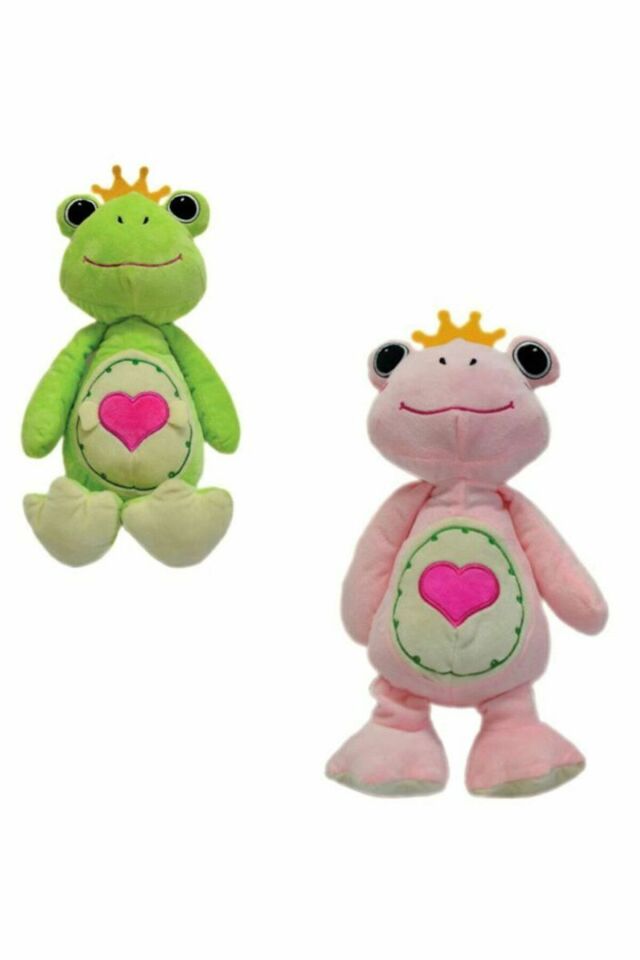 Peluş Kurbağa Prenses 30 Cm - Mavi Su Dünyası Pembe