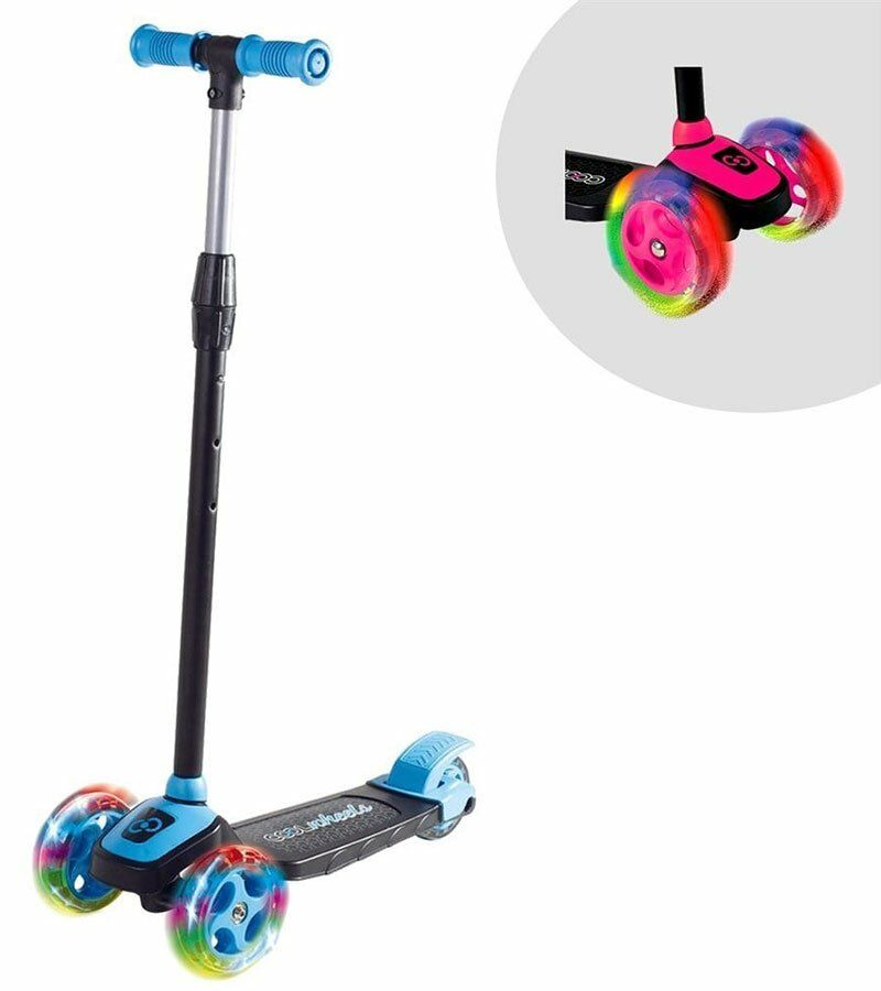 5+ Yaş Scooter Cool Wheels Işıklı Pembe Twist Pembe