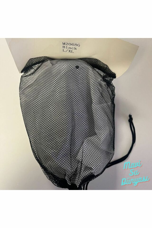 Full Face Maske - Mavi Su Dünyası Siyah - L/XL