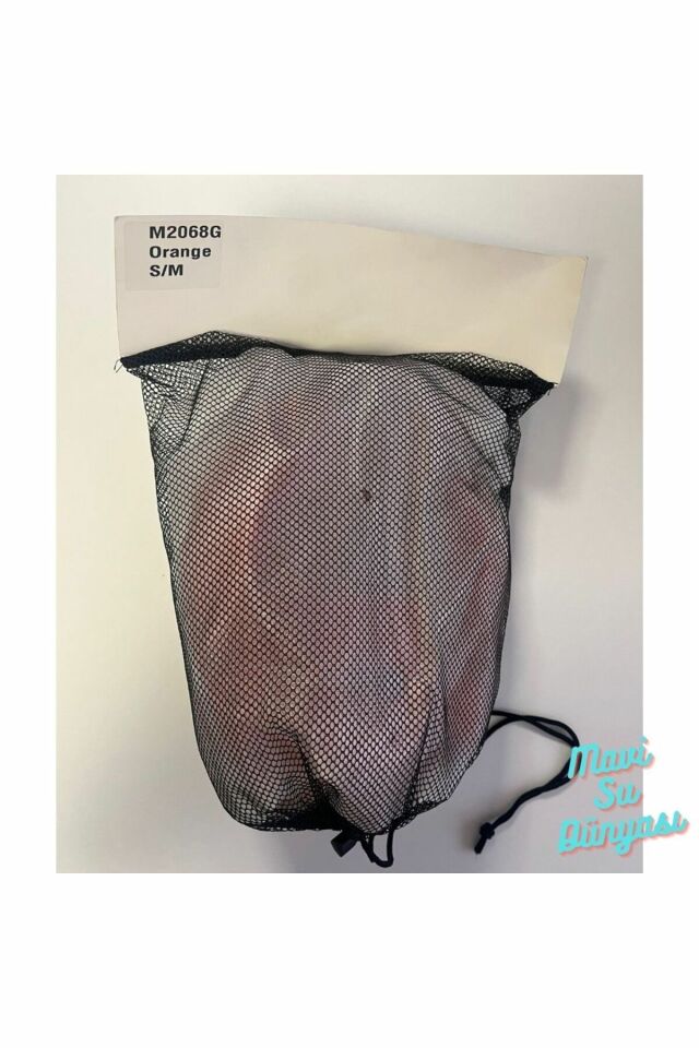 Full Face Maske - Mavi Su Dünyası Turuncu - L/XL
