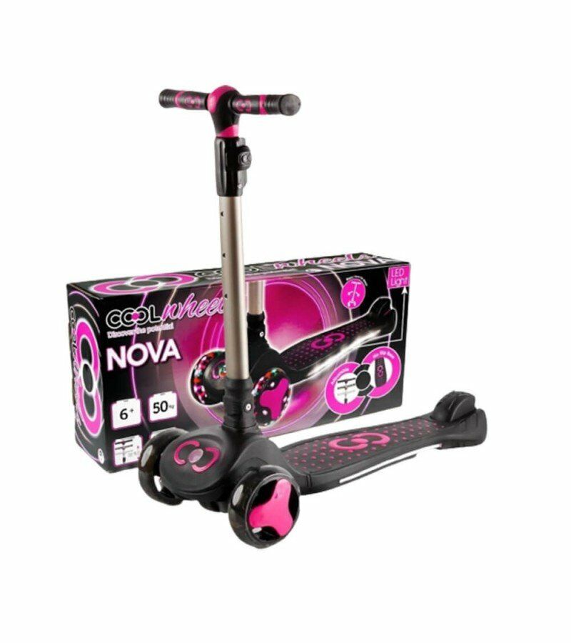 5+ Yaş Scooter Cool Wheels Işıklı Nova Pembe