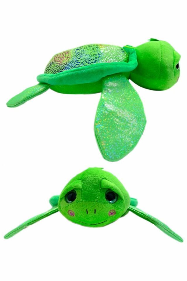 Peluş Kurbağa 25 Cm - Mavi Su Dünyası Yeşil