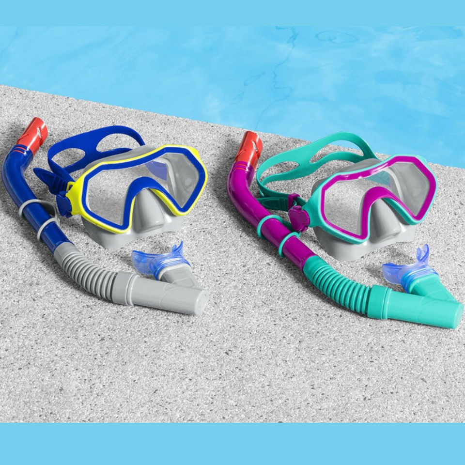 Şnorkel Set Crusader 7 Yaş ve Üzeri - Mavi Su Dünyası Mavi