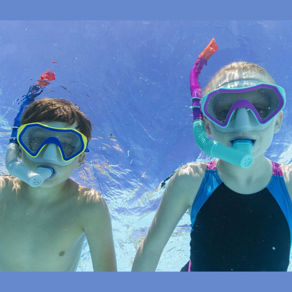 Şnorkel Set Crusader 7 Yaş ve Üzeri - Mavi Su Dünyası Mavi