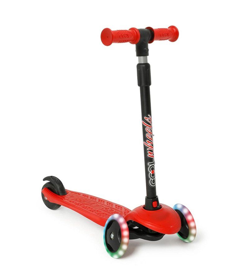 3+ Yaş Scooter Cool Wheels Işıklı Star Kırmızı