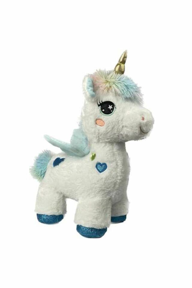 Peluş 80 Cm Unicorn - Mavi Su Dünyası Mavi