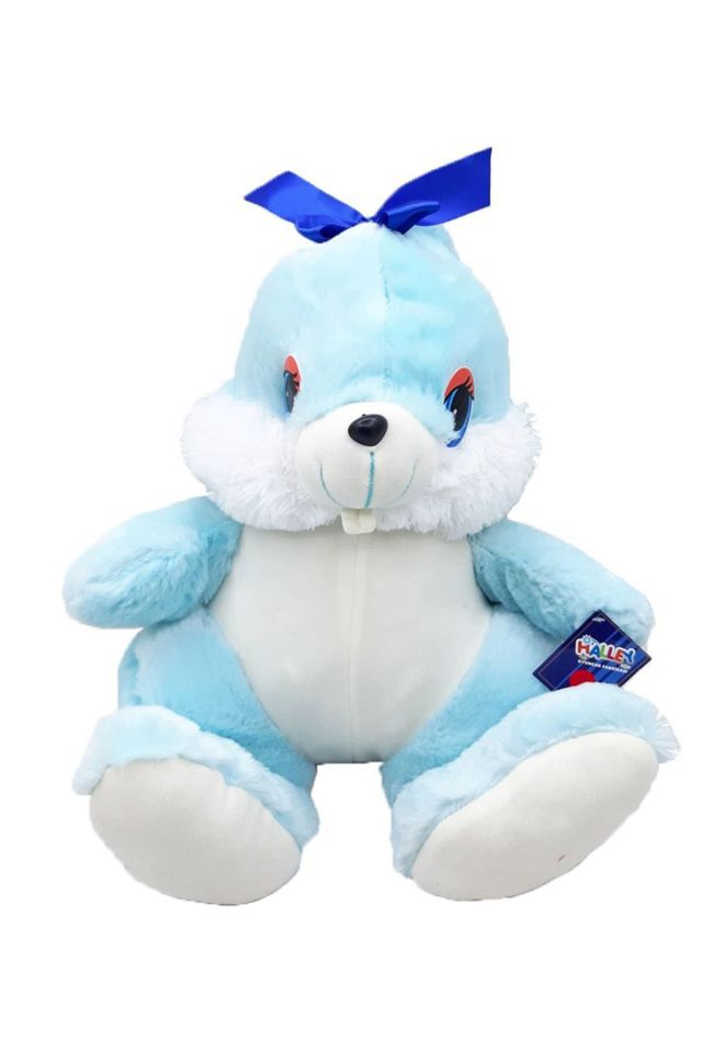 Peluş Tavşan Sakallı 45 Cm - MAVİ SU DÜNYASI Kırmızı