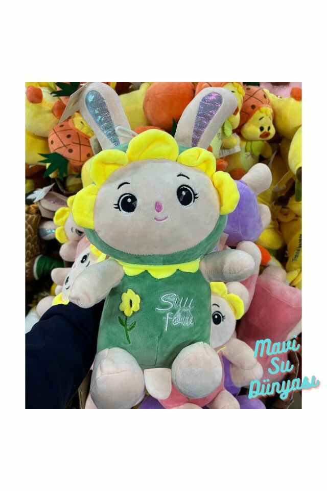 Peluş Tavşan 40 Cm - Mavi Su Dünyası Mor