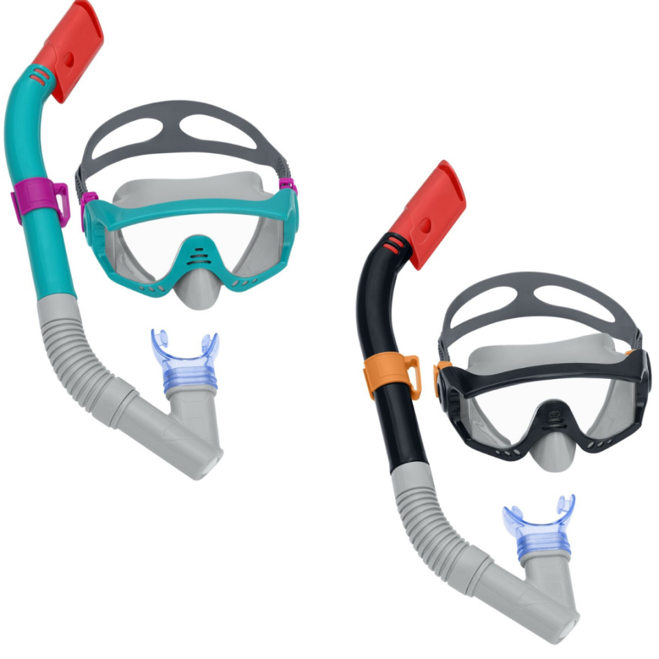 Çocuk Şnorkel Set Spark Wave 7 ile 14 Yaş Arası Siyah