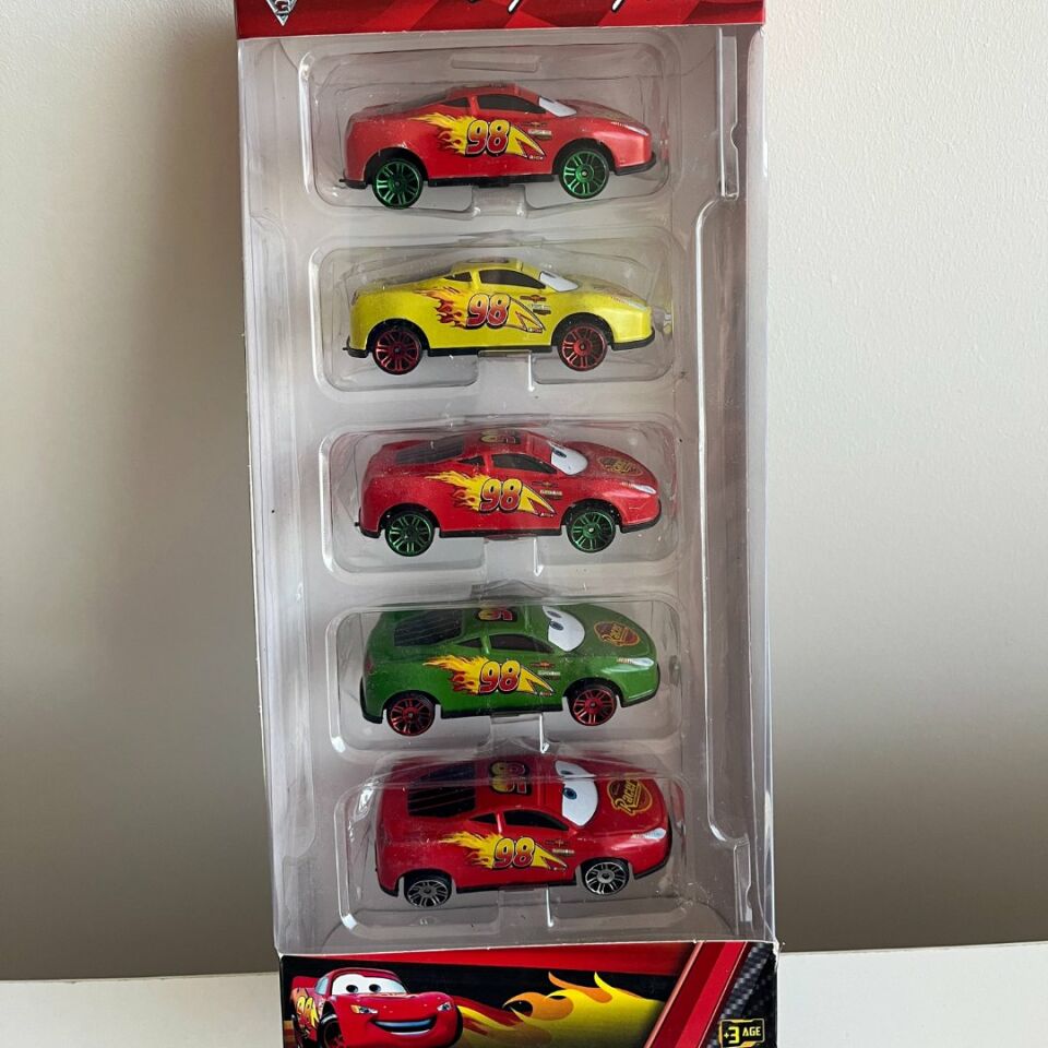 Metal Arabalar Racer 5' li Şehir Araçları - Araçlar 8 Cm' dir