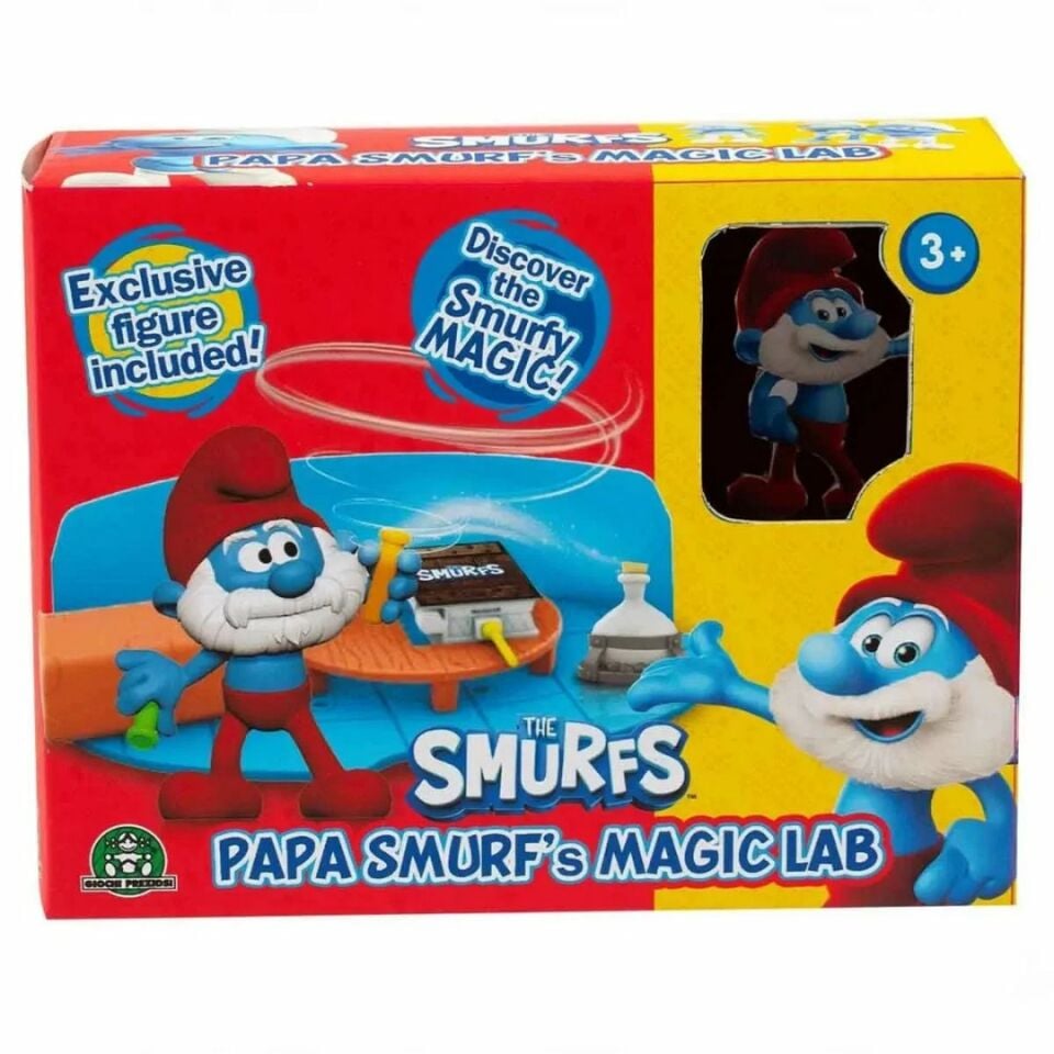 Şirinler Figür Oyun Seti Şirin Baba İksir Seti