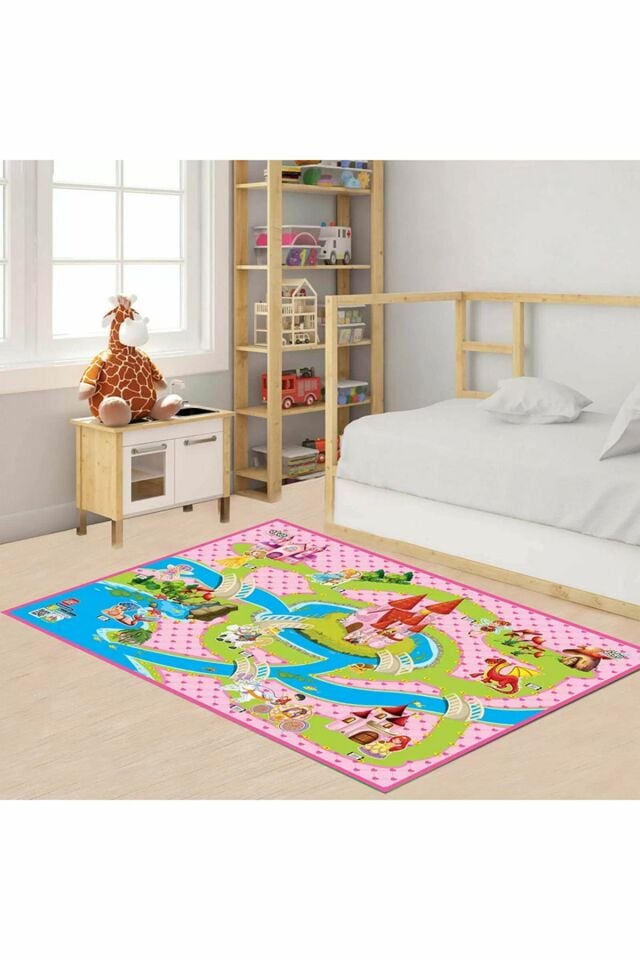 Prenses Oyun Halısı 150x100 Cm | Mavi Su Dünyası