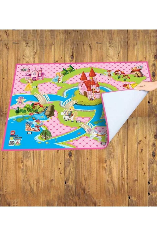 Prenses Oyun Halısı 150x100 Cm | Mavi Su Dünyası