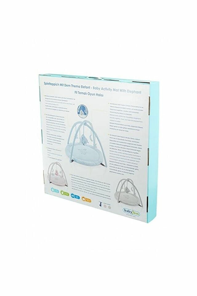 Bebek Oyun Halısı Babyjem 65 Cm Çaplı | Mavi Su Dünyası