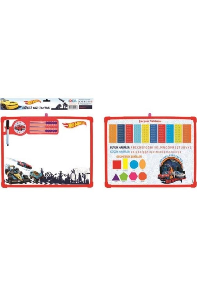Hot Wheels Görünümlü Abaküslü Yazı Tahtası