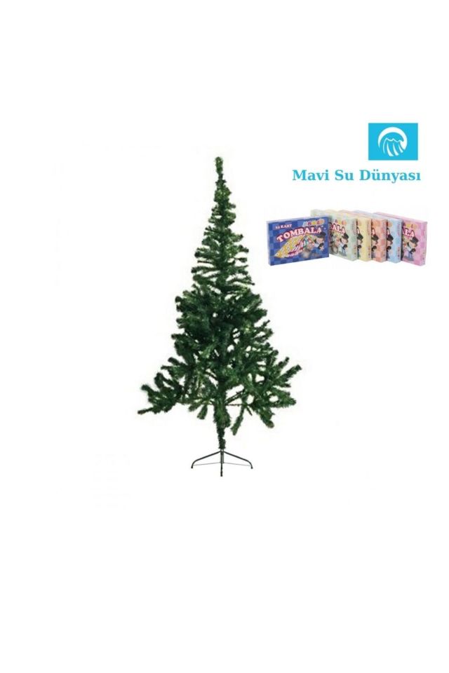 Yılbaşı Ağacı 90 Cm - Tombala Hediyeli - Mavi Su Dünyası