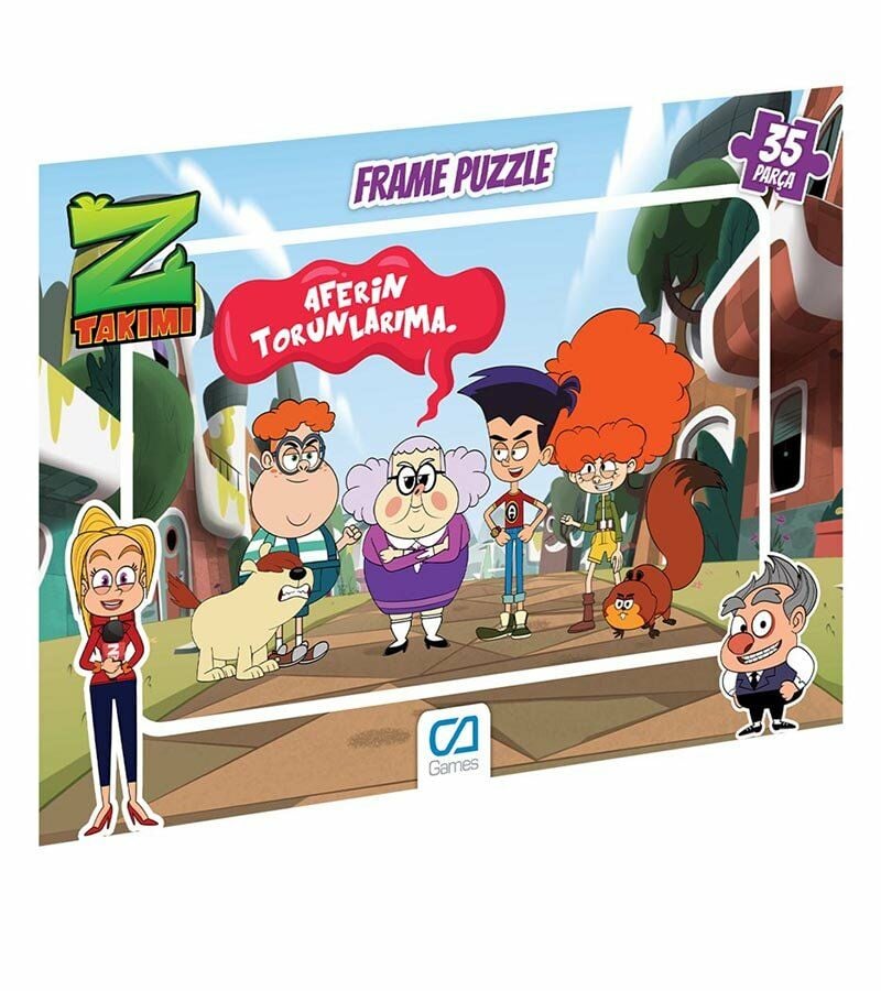 Z Takımı Frame Puzzle 35 Parça