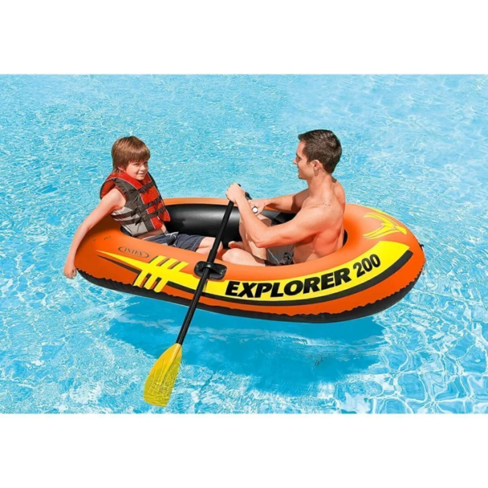 İntex Explorer 200 Şişme Bot (Bot, Kürek ve Pompa) 185x94x41 Cm