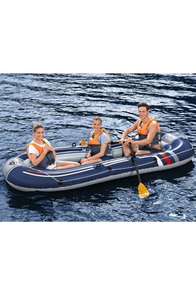 Treck X3 Raft Bot Set Halinde 318 cm x 152 cm 3 Kişilik (Küpek ve Pompa Dahil)