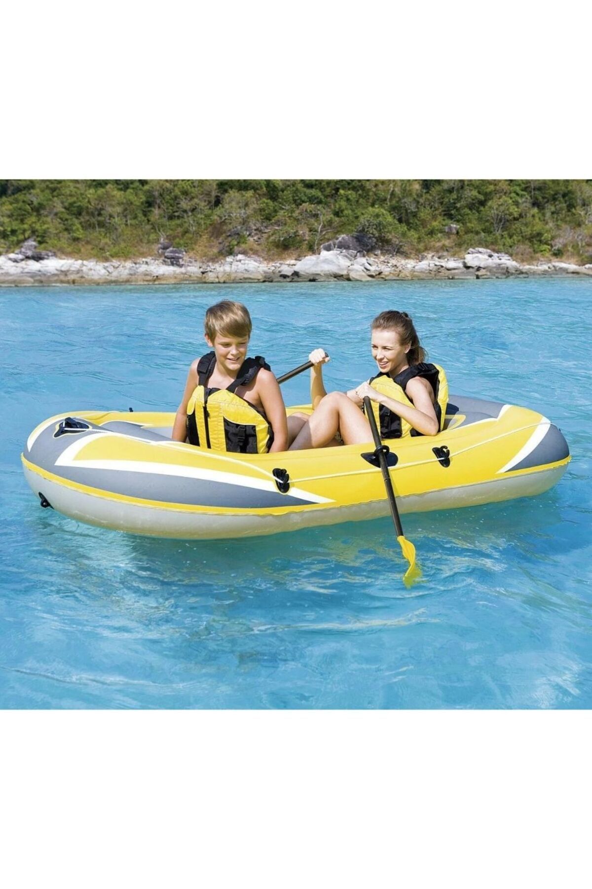 Hydro Force Bot Set Halinde 234 Cm x 135 Cm (Küpek ve Pompa Dahil) - Mavi Su Dünyası