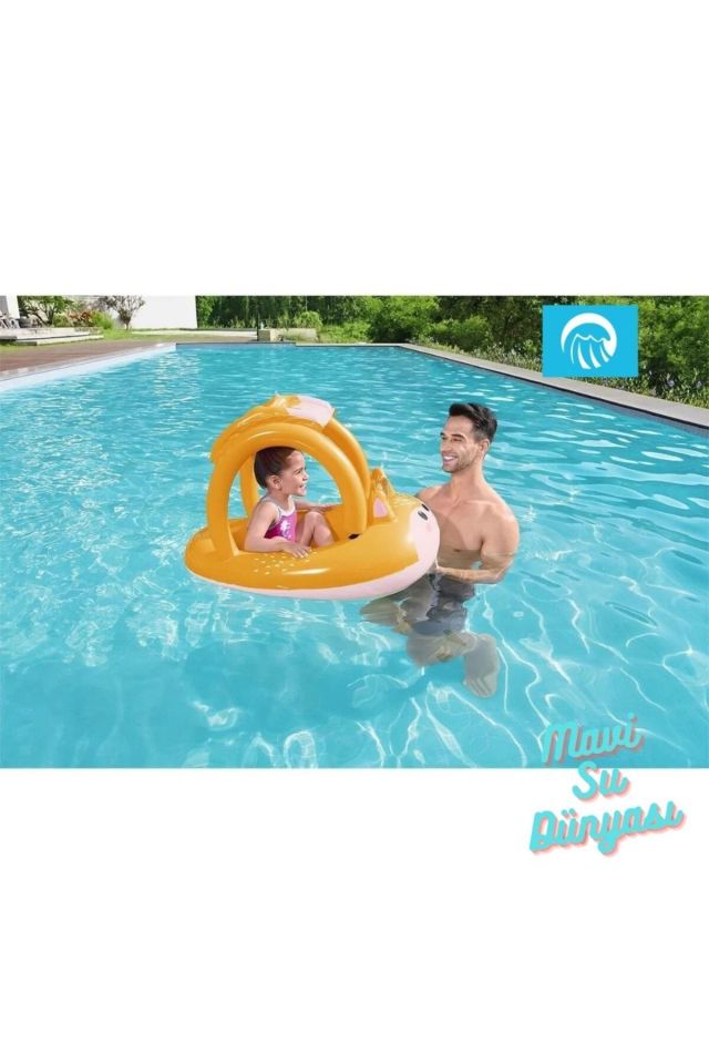 Çocuk Botu Gölgelikli 94 Cm x 66 Cm Float Bot - Mavi Su Dünyası