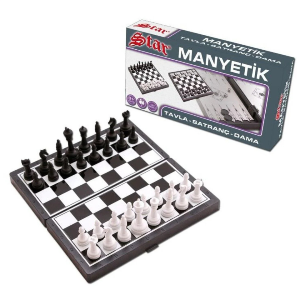 Satranç Dünyası Manyetik Küçük Boy 24x46 Cm - Mavi Su Dünyası
