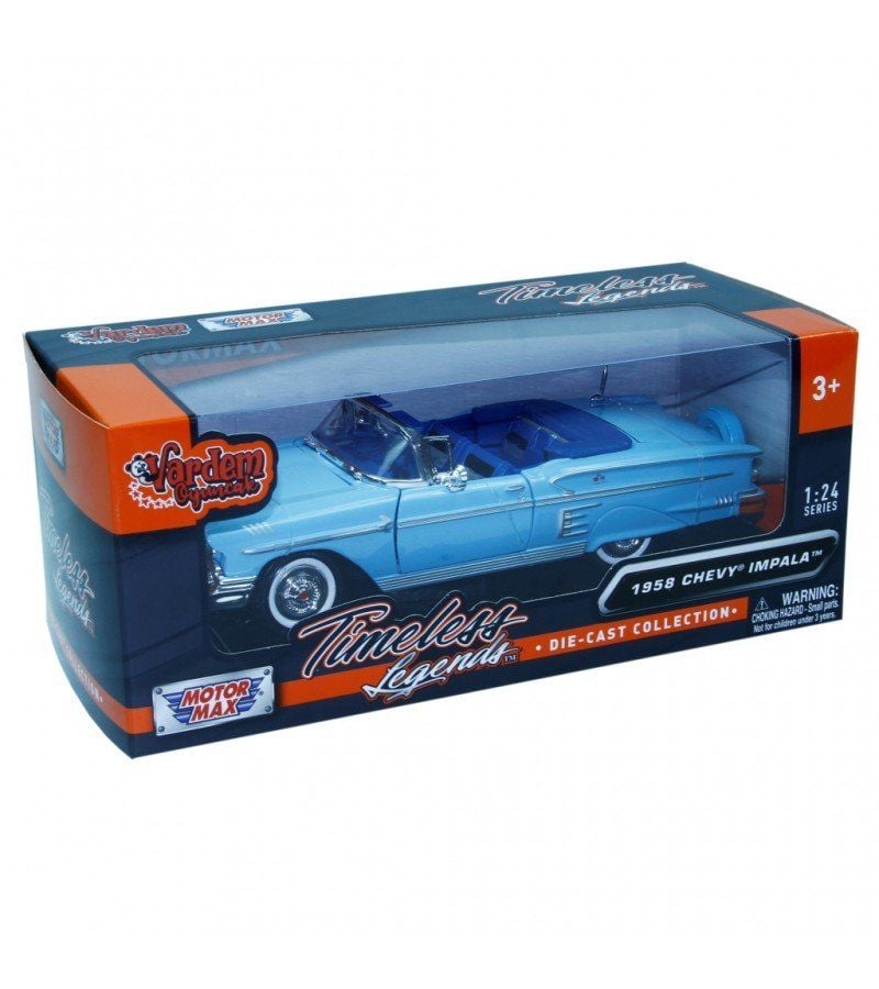 1958 Model Klasik Chevy Impala 1:24 Ölçekli 1958 Model Klasik Chevy Impala 1:24 Ölçekli