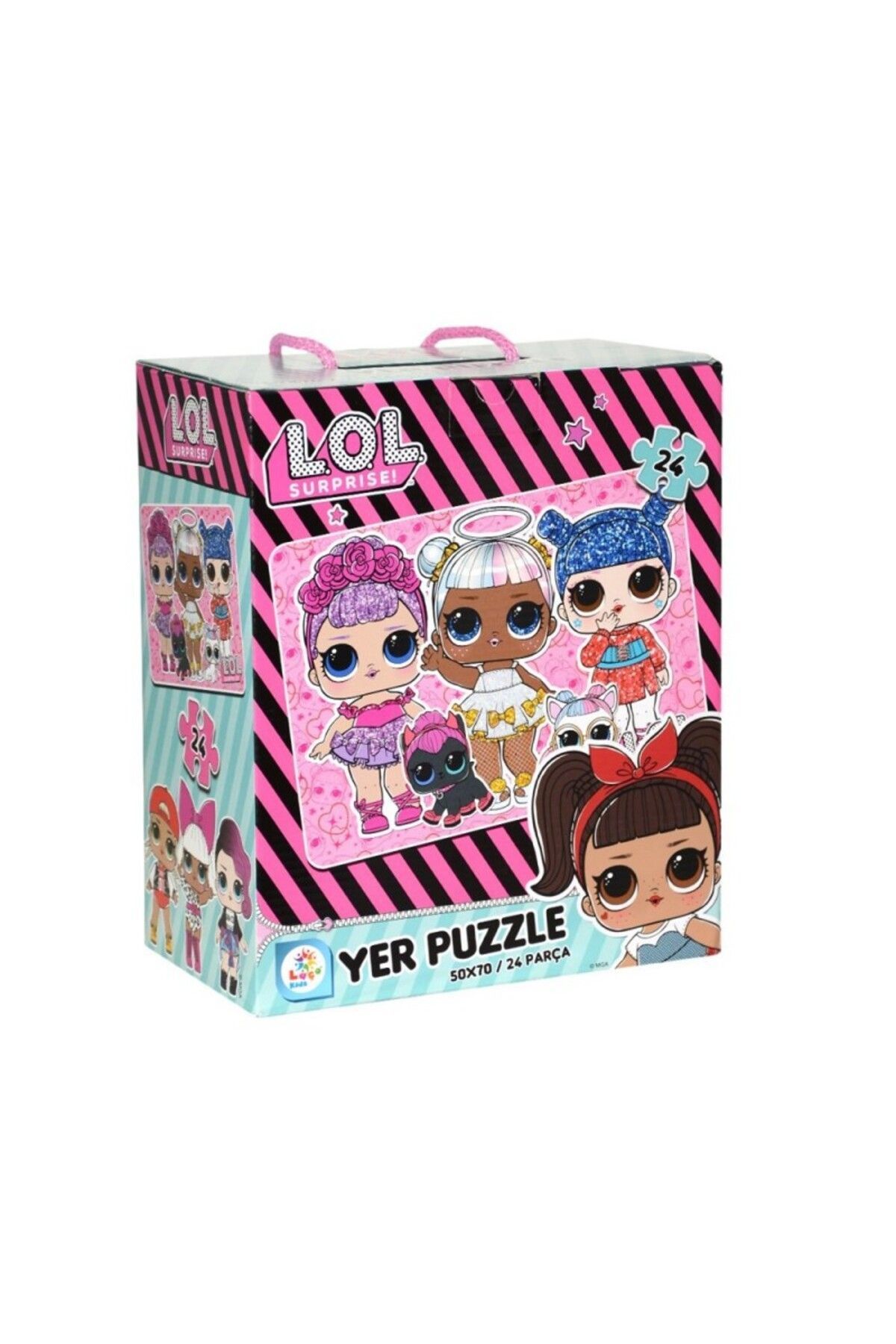 Puzzle 24 Parça Lol Surprise Yer Puzzle 50x70 Cm - Mavi Su Dünyası