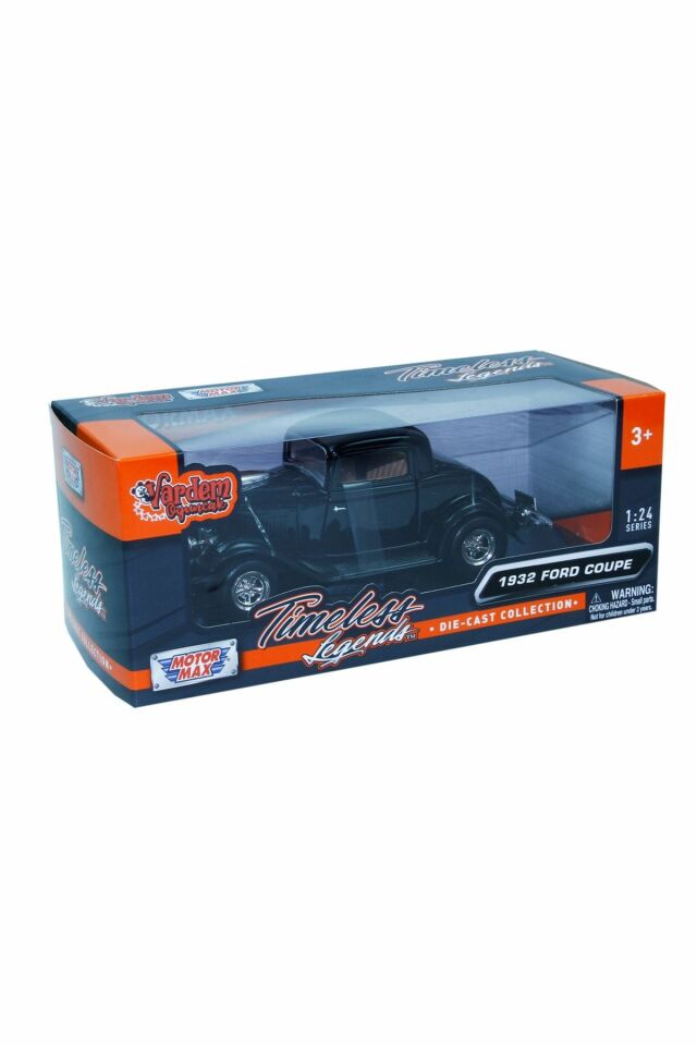 1932 Model Klasik Ford Coupe 1:24 Ölçekli Kırmızı
