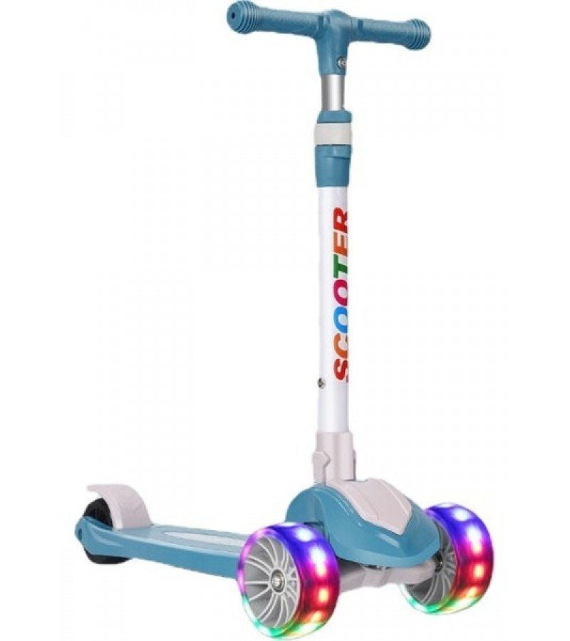 3+ Pilli Işıklı Müzikli Scooter Kırmızı