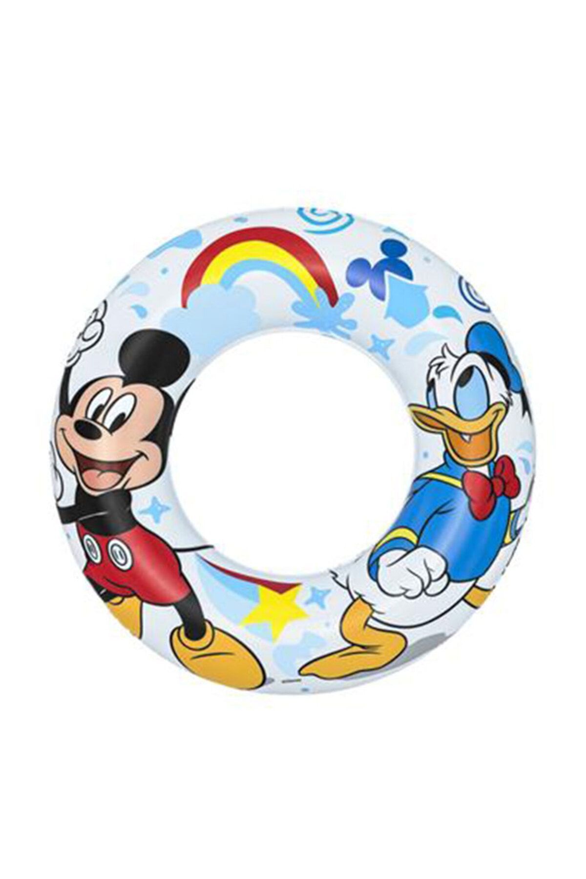 Mickey Desenli 56 Cm Simit, Çocuk Deniz Simidi - Mavi Su Dünyası
