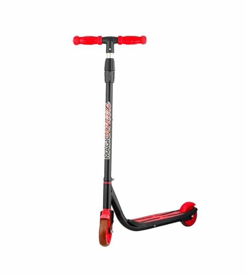 5+ Yaş Işıklı 2 Teker Scooter Kırmızı