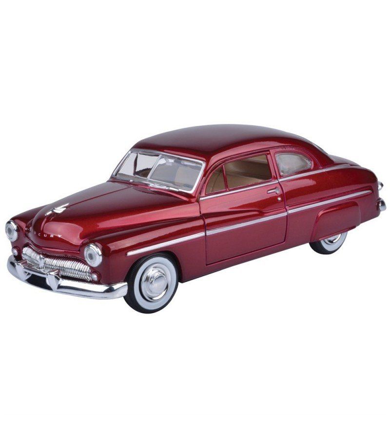 1949 Model Klasik Mercury Coupe Araba 1:24 Kırmızı