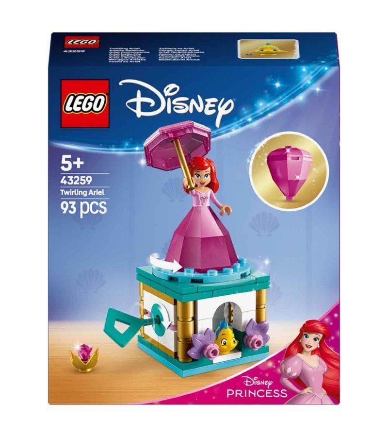 Lego 93 Parça Princess Dönen Ariel Yapım Seti
