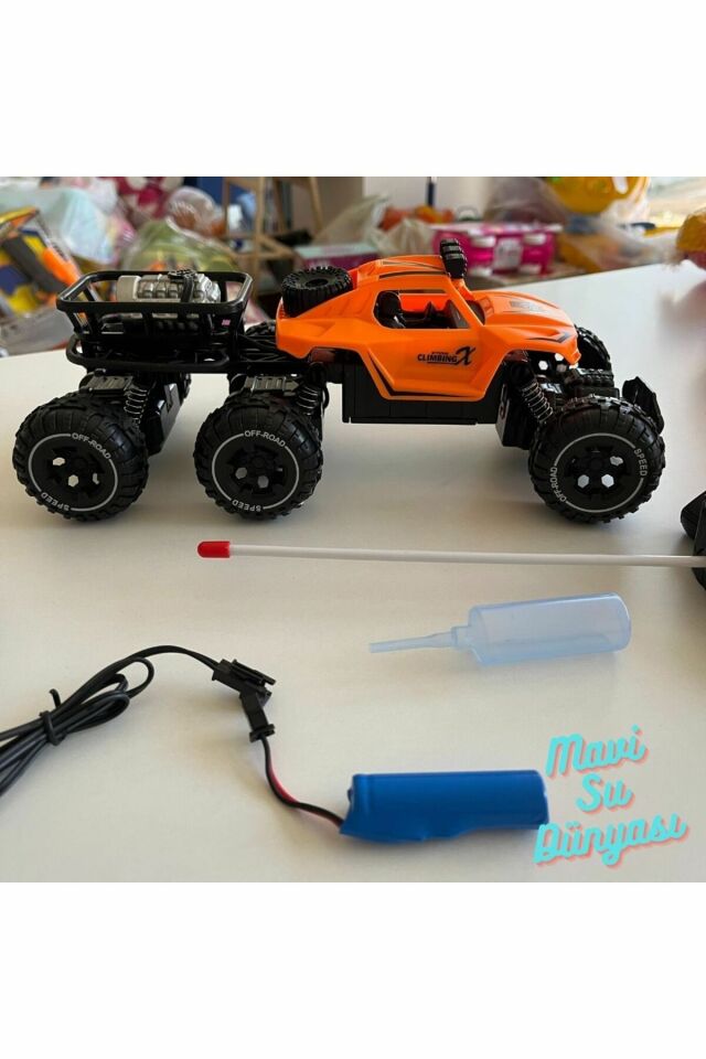 Uzaktan Kumandalı Duman Atan Jeep Oyuncak - Mavi Su Dünyası