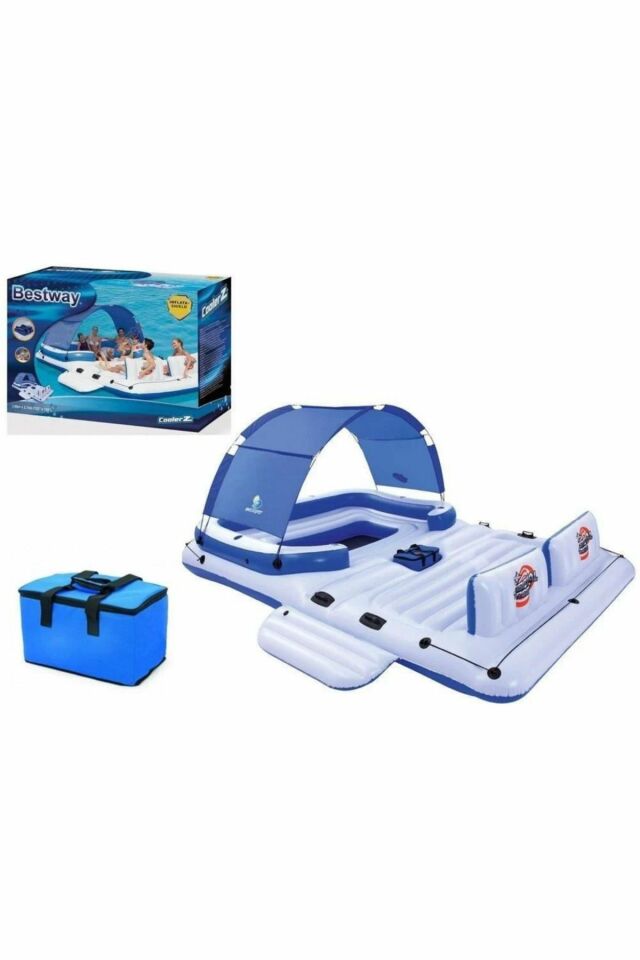 Süper Jumbo Ada Binici 6 Kişilik 389x 274 Cm - Mavi Su Dünyası