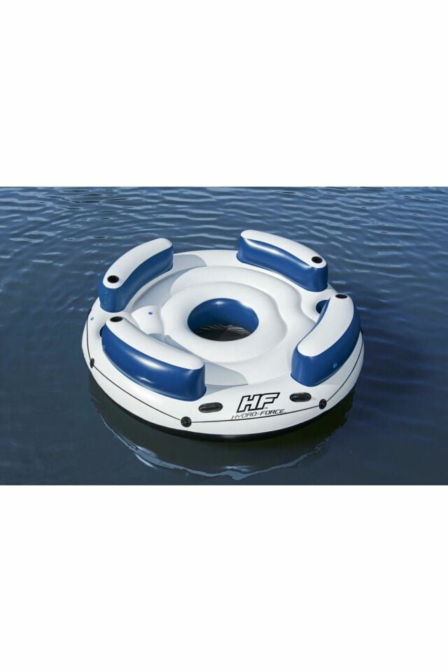 Havuzlu Yatak Ada Binici 4 Kişilik 256x 256 Cm - Mavi Su Dünyası