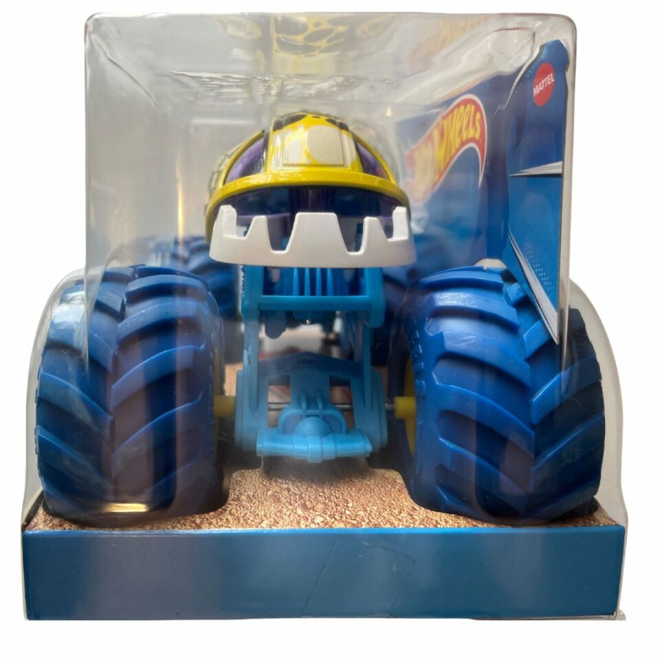 Hot Wheels Monster Trucks Oversızed Piran-Ahhhh Mavi Renk Modeli
