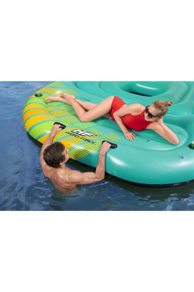 Havuzlu Yatak Ada Binici 5 Kişilik 300x 275 Cm - Mavi Su Dünyası